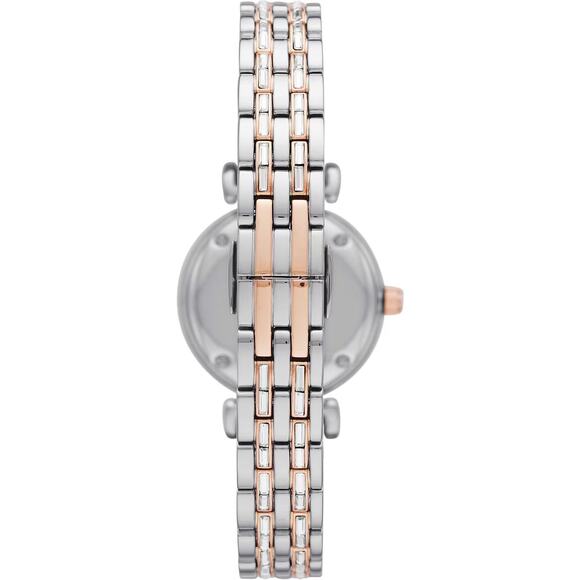 Emporio Armani Silver Steel Quartz Watch